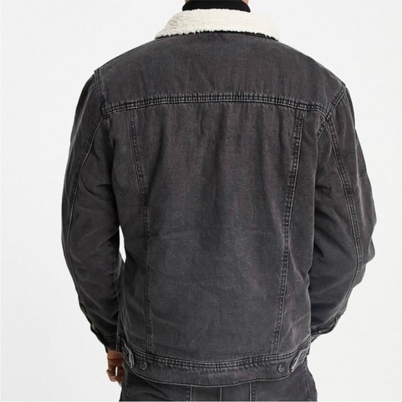 Fuzzy Jean Jacket - Picture 2 of 7